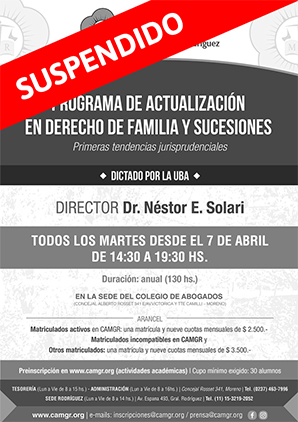 DIPLOMATURA EN DERECHO DE FAMILIA Y SUCESIONES UBA